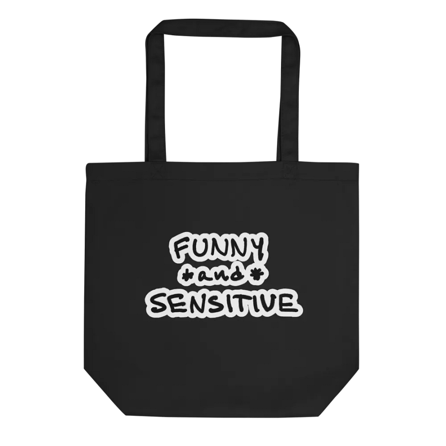 FUNNY *and* SENSITIVE (bubble design) tote bag product image (1)