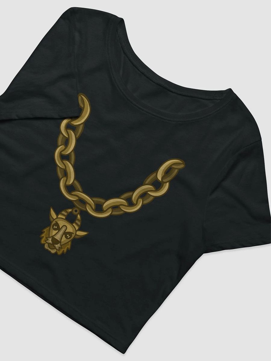 Goat Gold Chain Cropped T-Shirt product image (2)