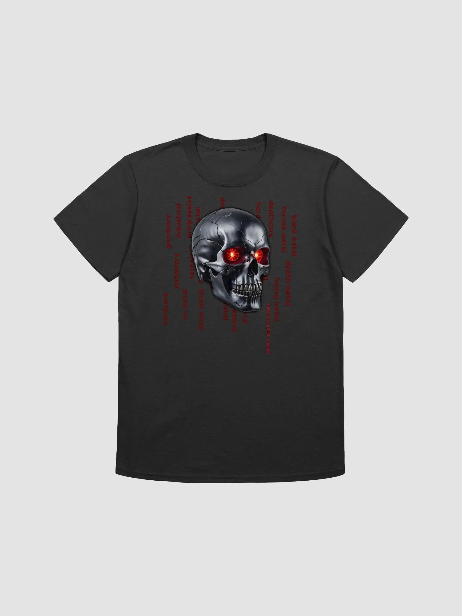 Channel Emote T-Shirt: Black Skull product image (2)
