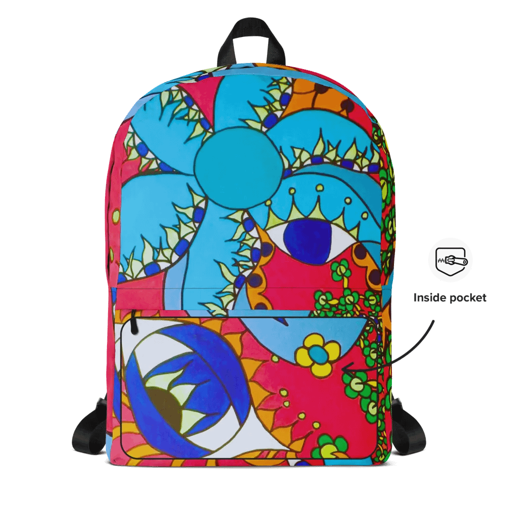 Ethereal Eyes All-Over Backpack product image (5)