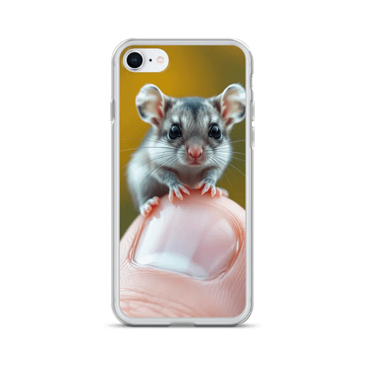 Tiny Mouse Clear iPhone Case product image (24)
