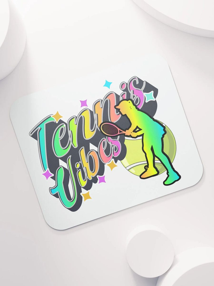 Tennis Vibes Female Neon Mouse Pad product image (5)