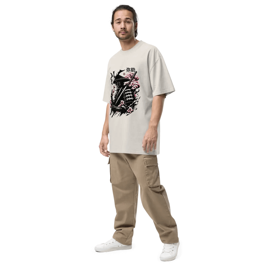 Samurai Shadows -AS Colour Premium Oversized Faded T-Shirt product image (12)