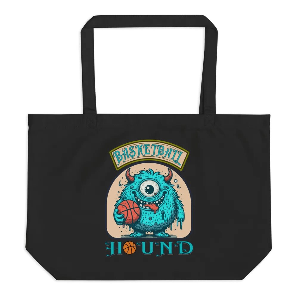 Basketball Hound Playful Monster Tote Bag product image (1)