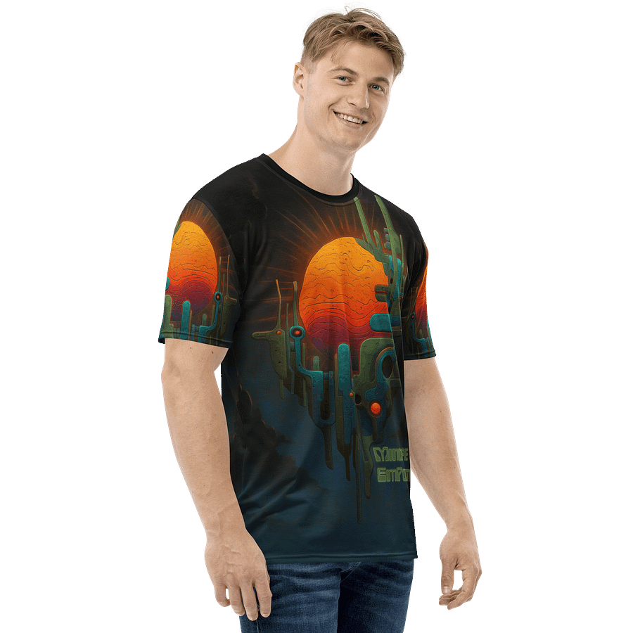 Galactic Sunset Circuitry Tee – MindScape Emporium Edition product image (3)