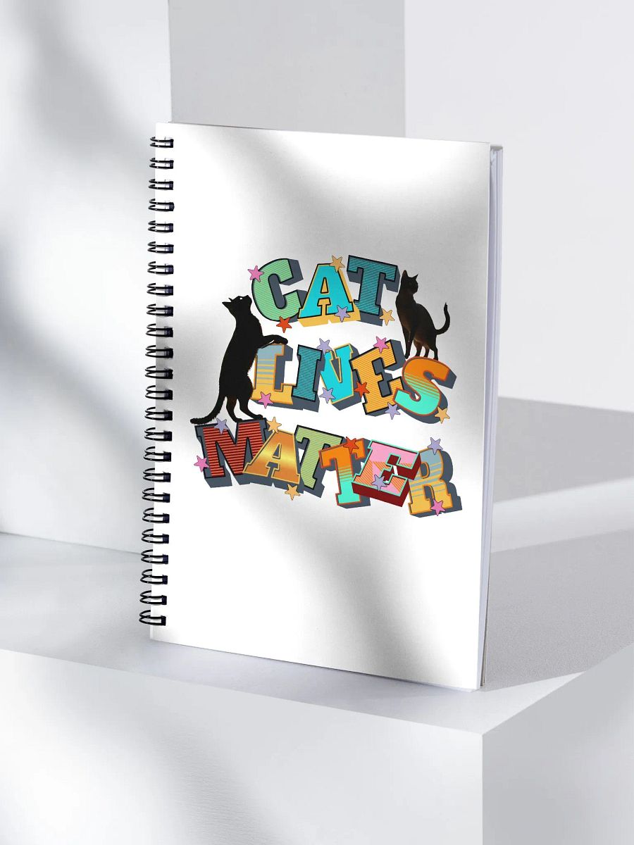 Cat Lives Matter Star-Studded Notebook product image (3)