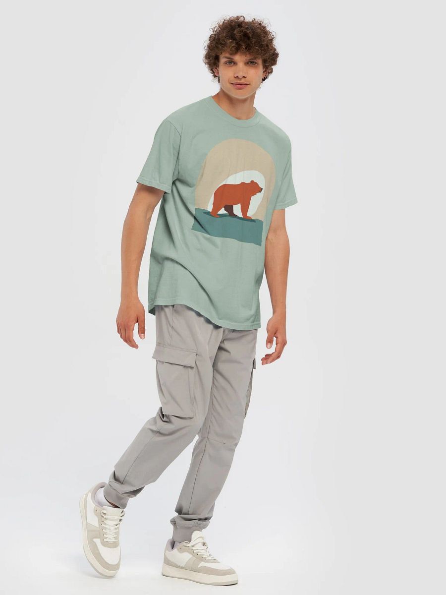 Sunset Vector Bear T-Shirt product image (28)