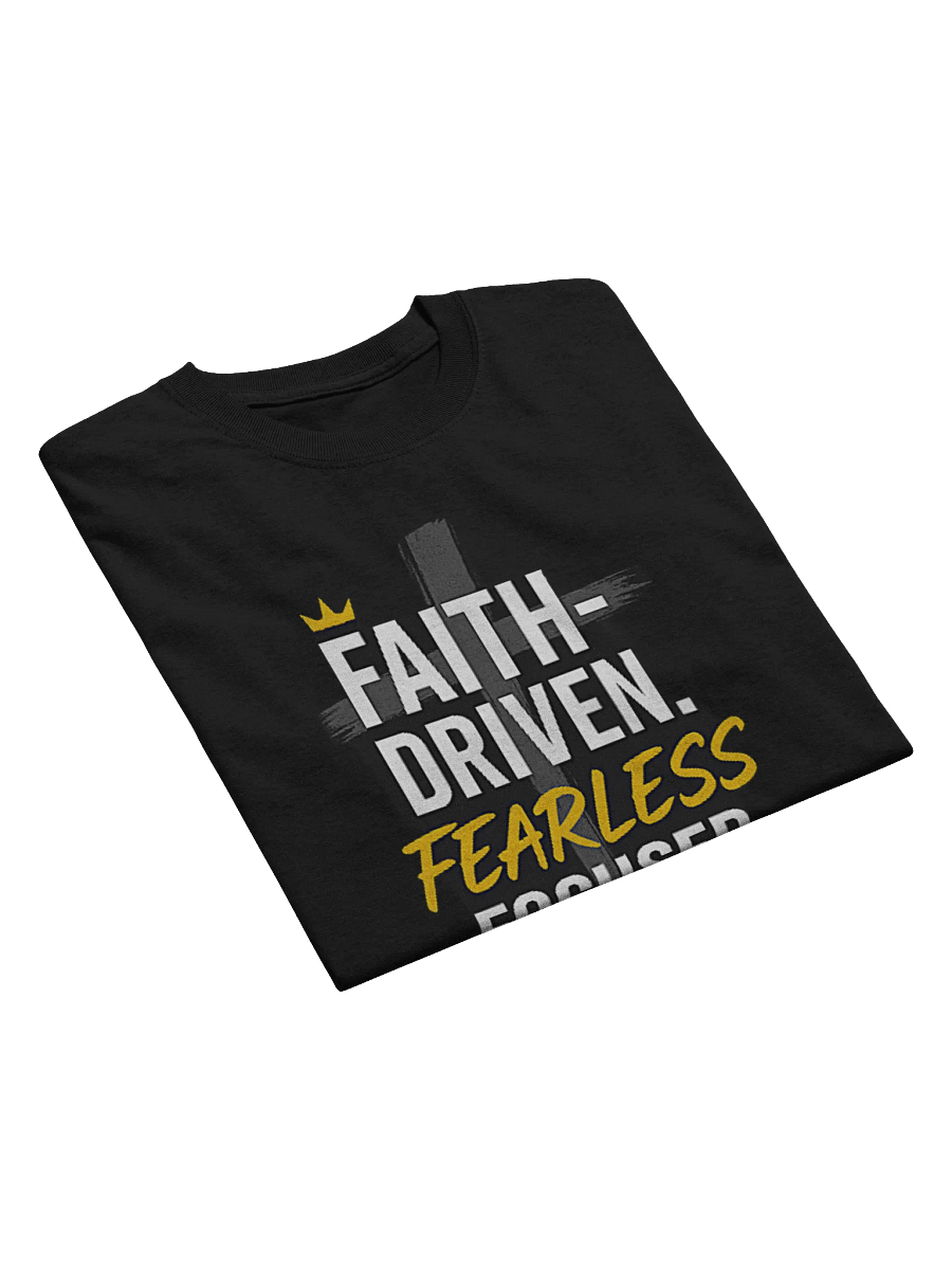 Faith-Driven. Fearless. Focused. – Bold Statement Tee product image (4)