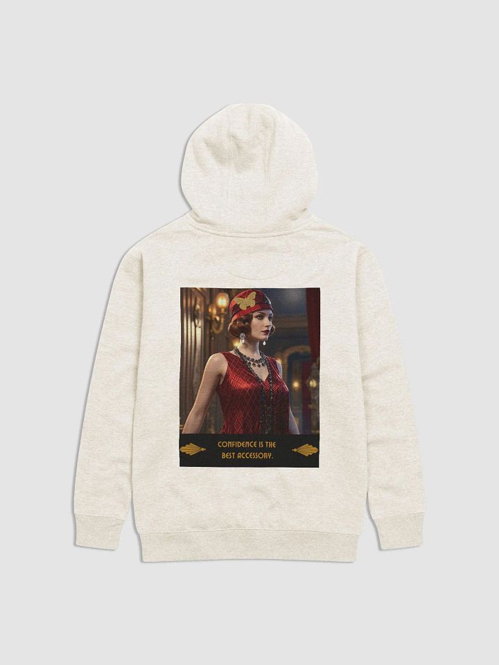 Confidence is the Best Accessory 1920s Style Back Graphic - Hoodie product image (2)