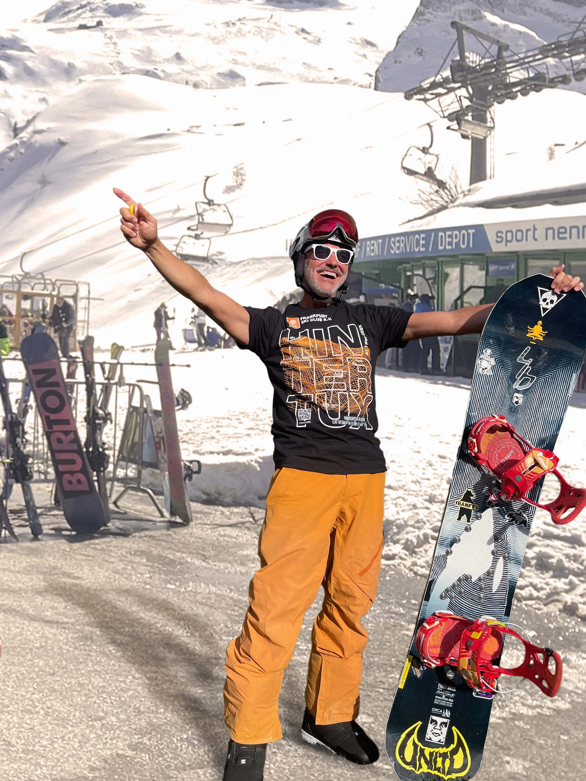 Hintertux Resort & QR-Code (front and back print) product image (3)