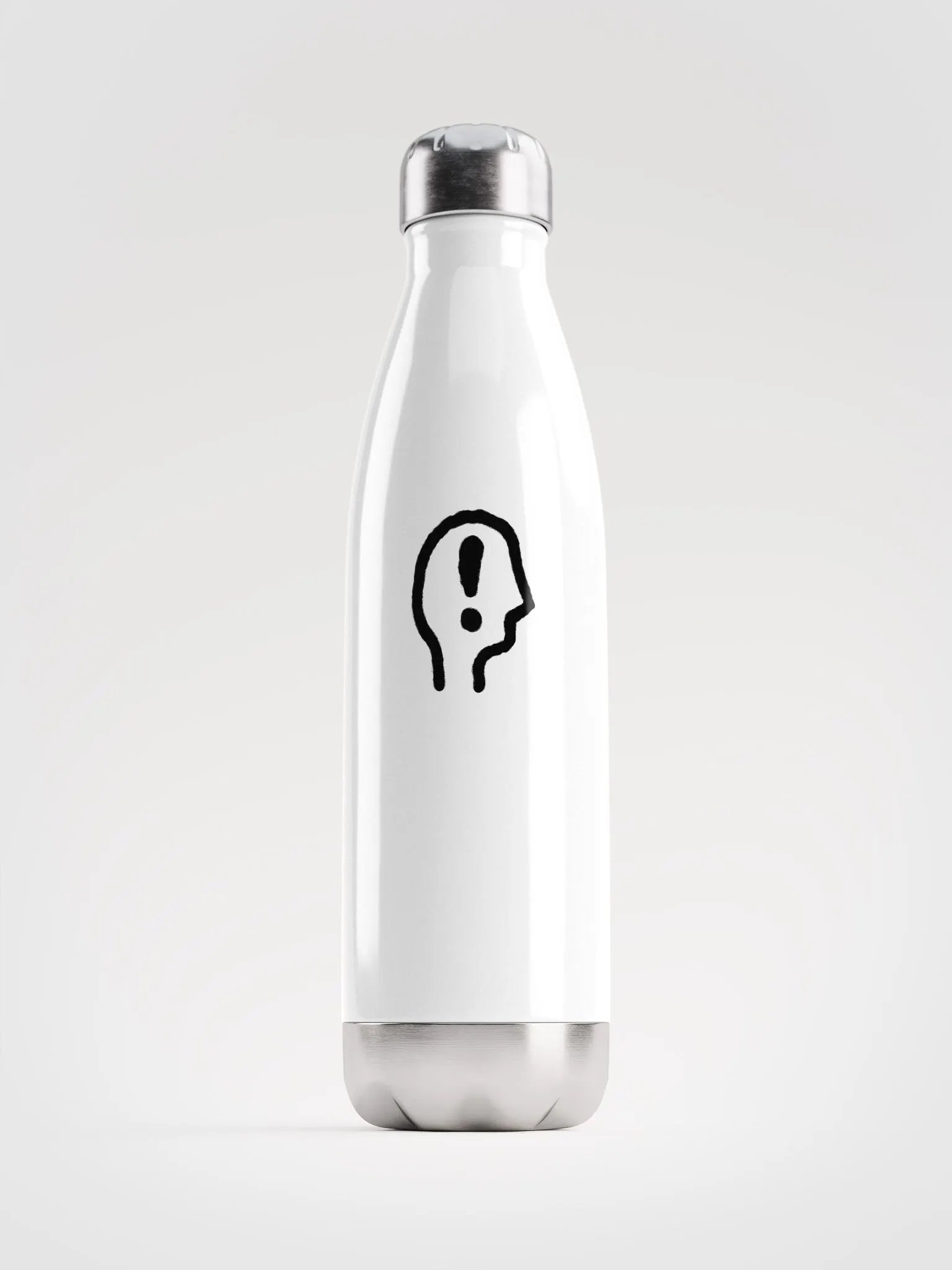 EXCLAIMING MENTALLY stainless steel water bottle product image (1)