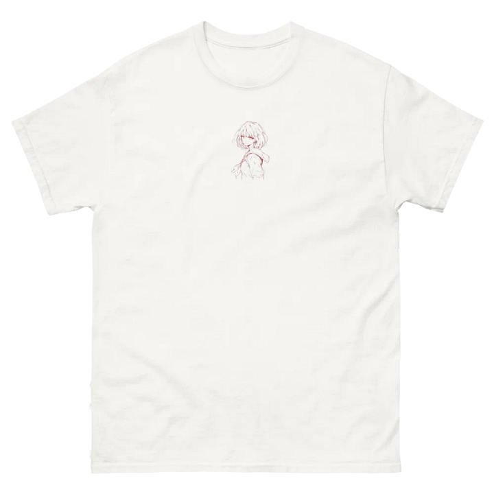 Minimalistic Anime Heavyweight Embroidered T-Shirt product image (1)
