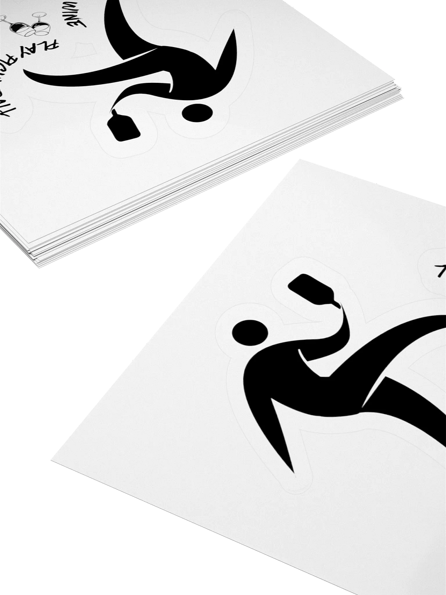 Smash and Wine Pickleball Kiss Cut Stickers product image (11)