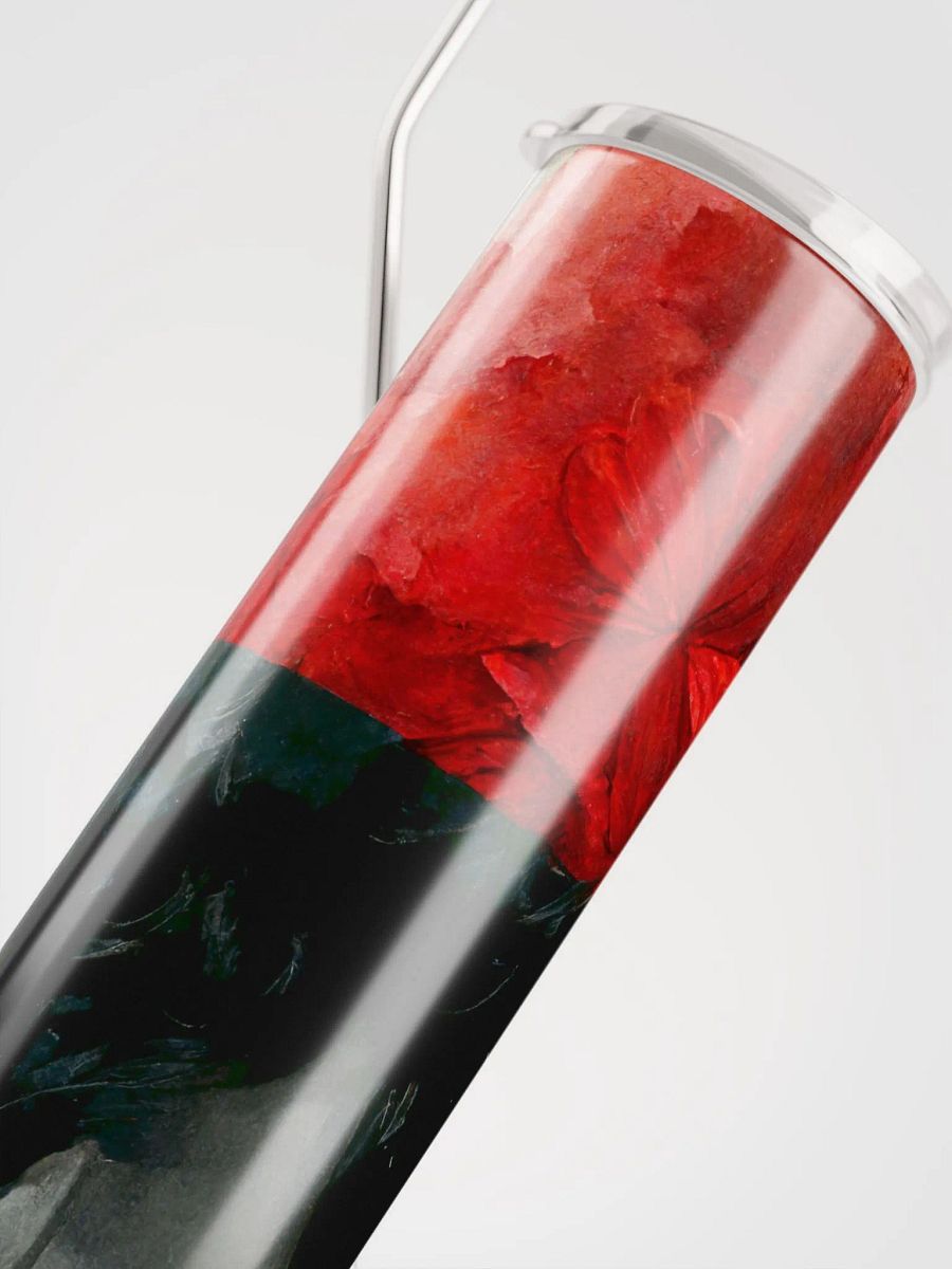 Crimson Bloom Stainless Steel Tumbler product image (4)
