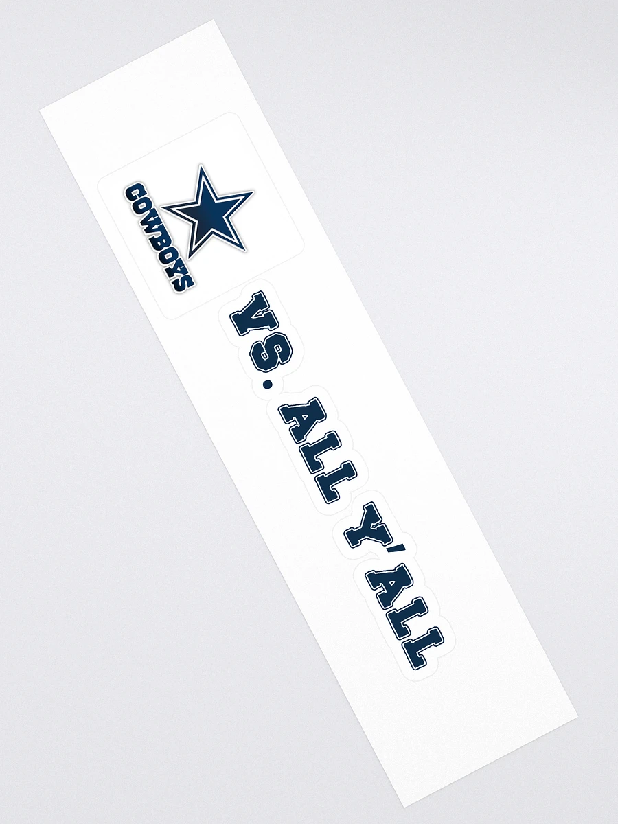 Cowboys Vs. All Y'all Texas Football Rivalry Design product image (2)