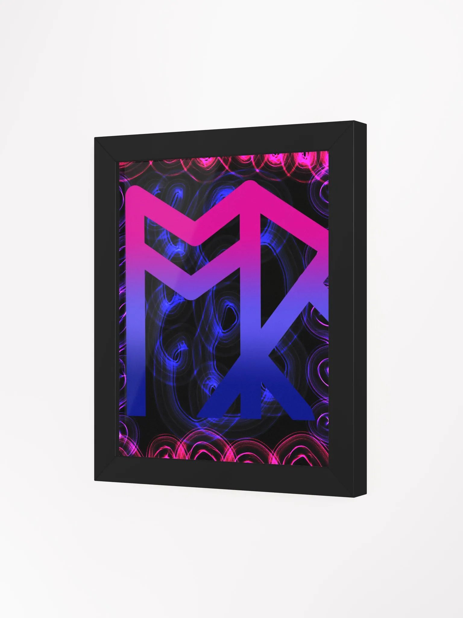 ToRk Rune Framed High-Quality Matte Poster (Bisexual Tones) product image (31)