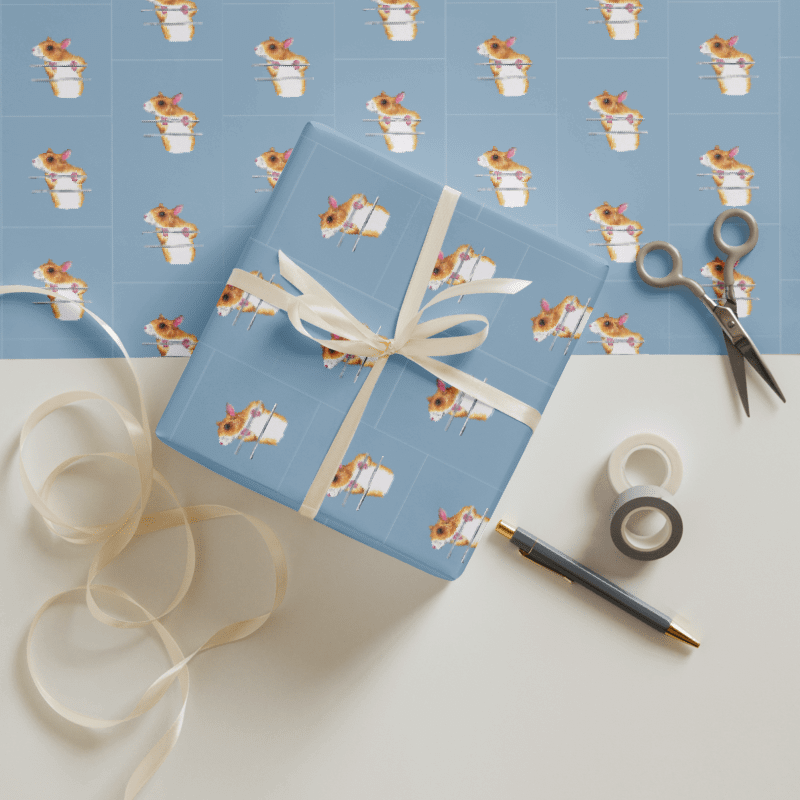 rat drawings wrapping paper x 3 product image (2)