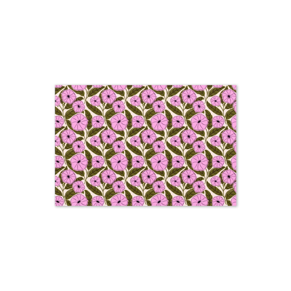 Dipladenia Dreams - Pink and Green - Greeting Card - Empty Inside product image (10)