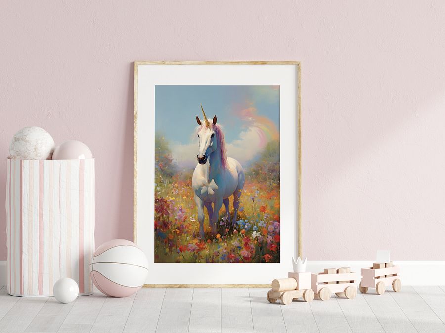 Pink Unicorn Print product image (2)