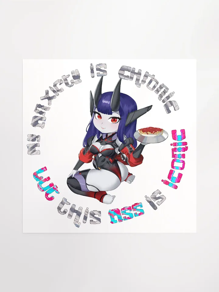Anxiety Chronic, Ass Iconic Chibi Poster product image (1)