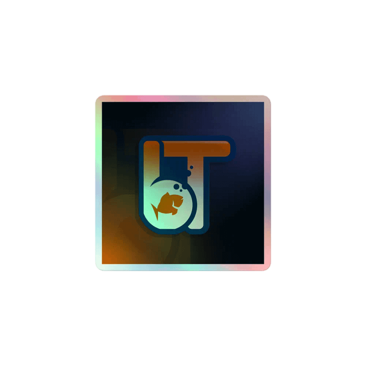 bT Holographic Sticker product image (1)