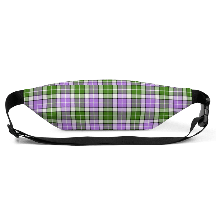 Lavender and Green Plaid Fanny Pack product image (4)