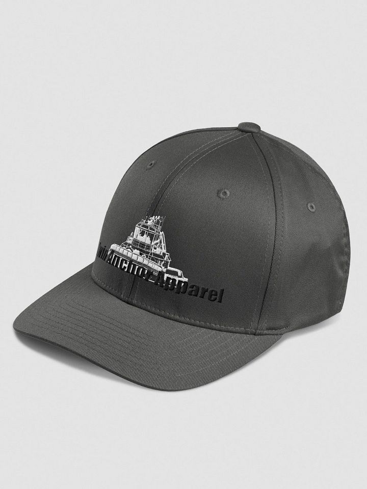 White Athena tug Fitted Flexfit Cap product image (15)