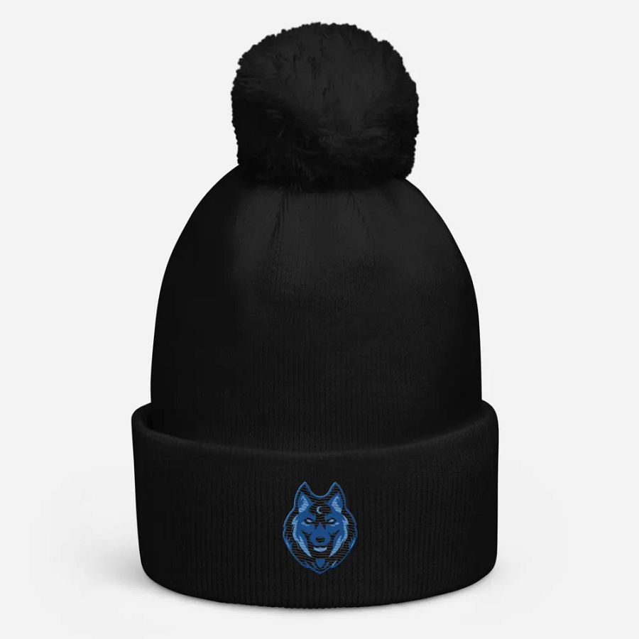 Lunar Wolf Pom-Pom Beanie product image (2)