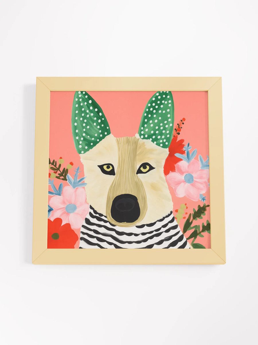 Whimsical Canine Chic Framed Poster product image (27)