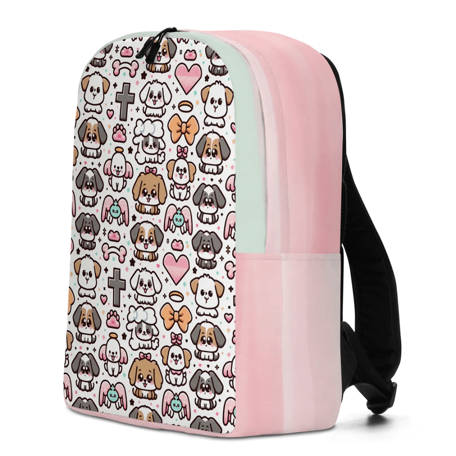 Puppies and Crosses Minimalist Backpack product image (6)