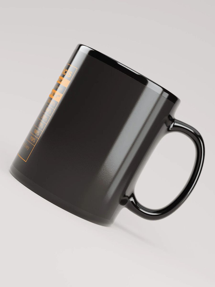Bitcoin Facts Black Glossy Mug product image (4)