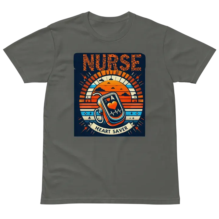 Heart Saver Nurse Sunset T-shirt product image (3)