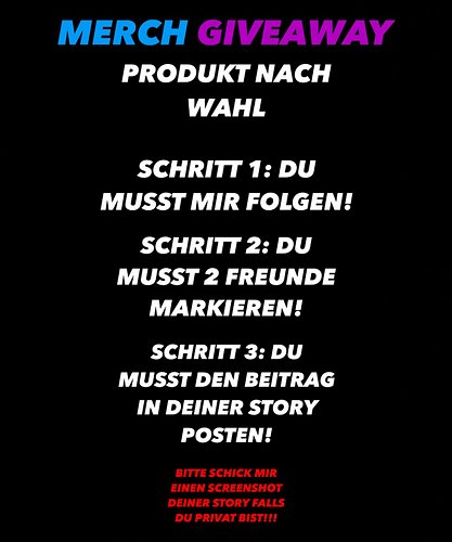 MERCH GIVEAWAY ~ EIN PRODUKT NACH WAHL!

Zum Release von meinem neuem Merch Store verlose ich ein Produkt nach Wahl für euch!...