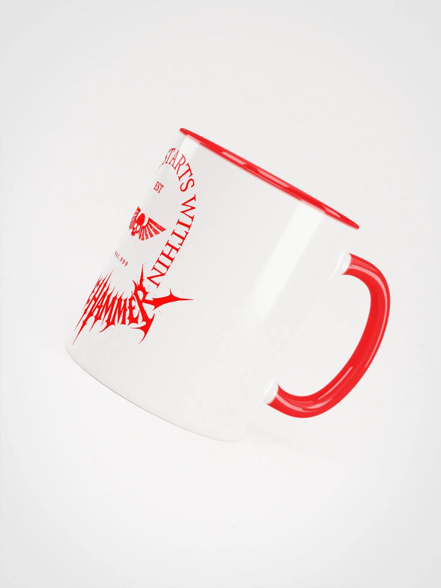 WAR WITHIN CERAMIC MUG - WHITE/RED product image (2)