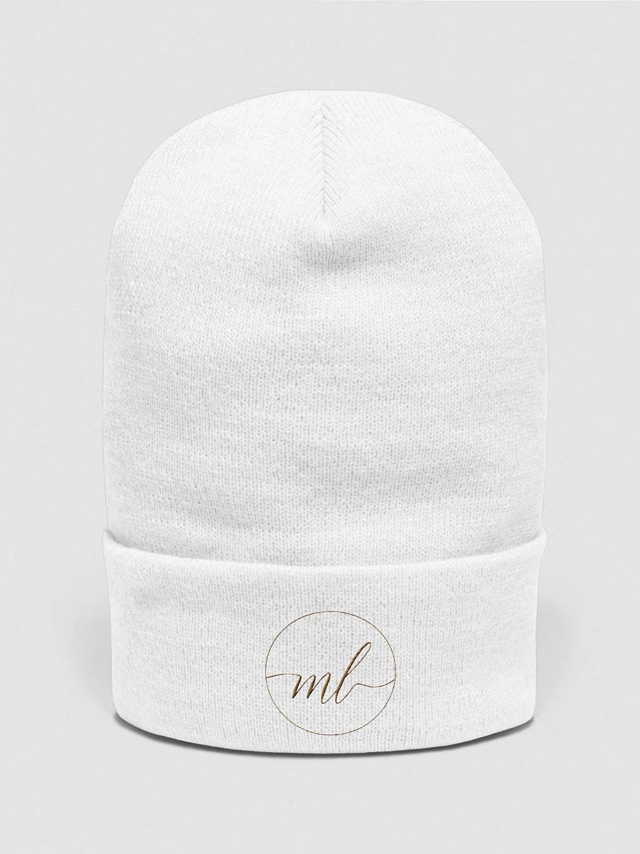 "Michelle Langone" Beanie (White) product image (1)