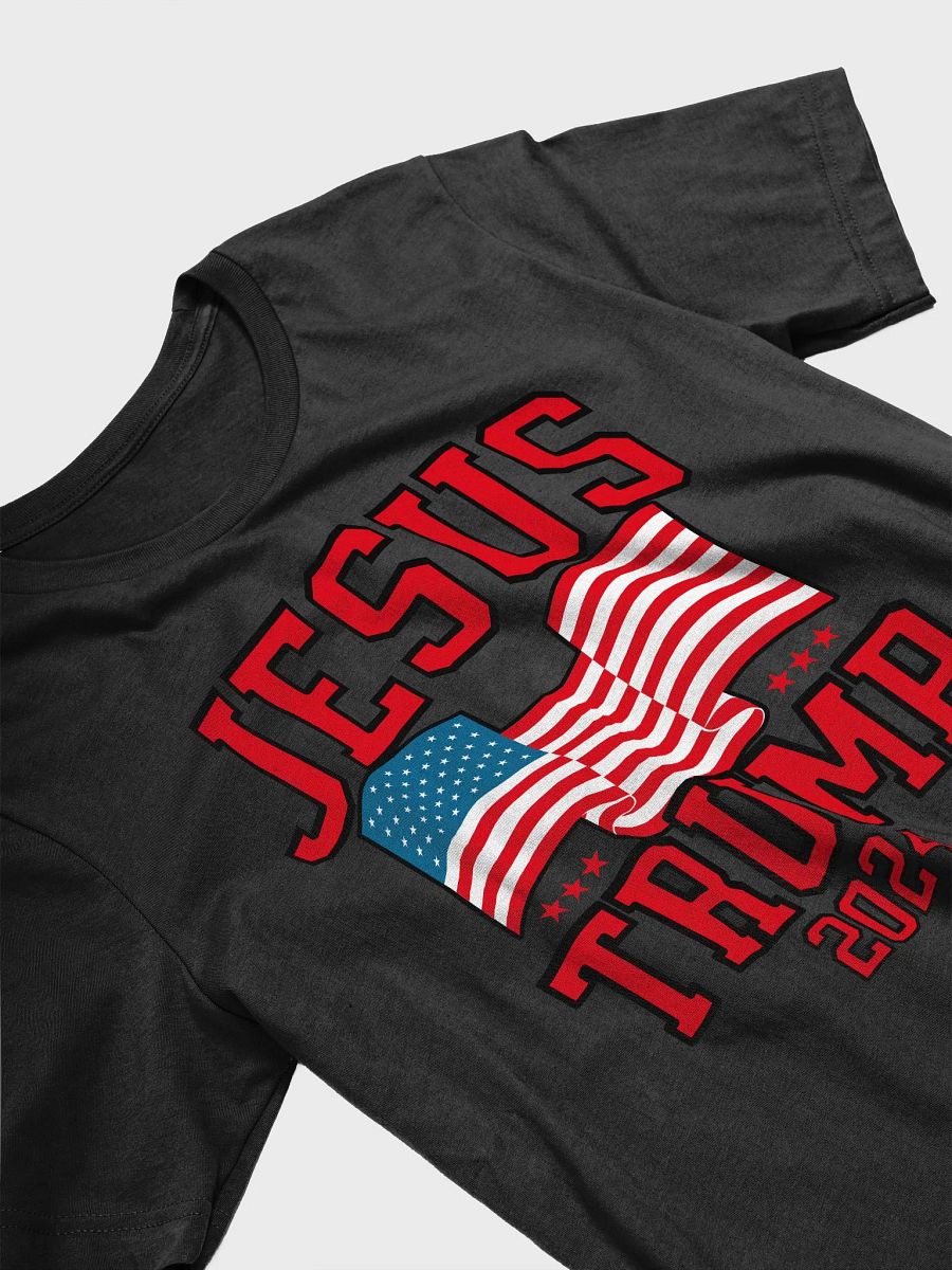 VOTE JESUS AND TRUMP 2024 MAGA MAKE AMERICA GODLY AGAIN PRESIDENTIAL ELECTION CHRISTIANITY FAITH UNISEX T-SHIRT product image (11)