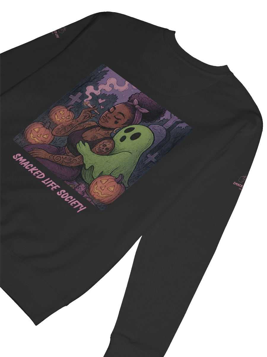 Smacked on Boo – Haunted Love Unisex Sweatshirt product image (8)