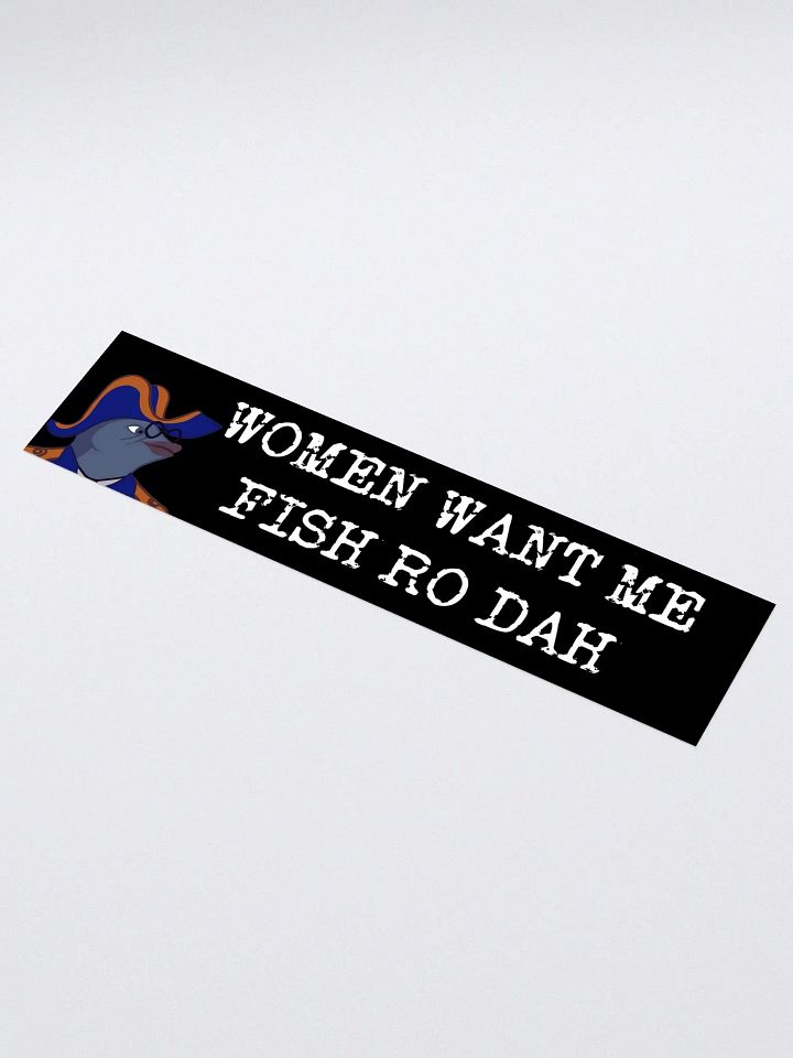 Oddly Specific Fish Bumper Sticker product image (1)