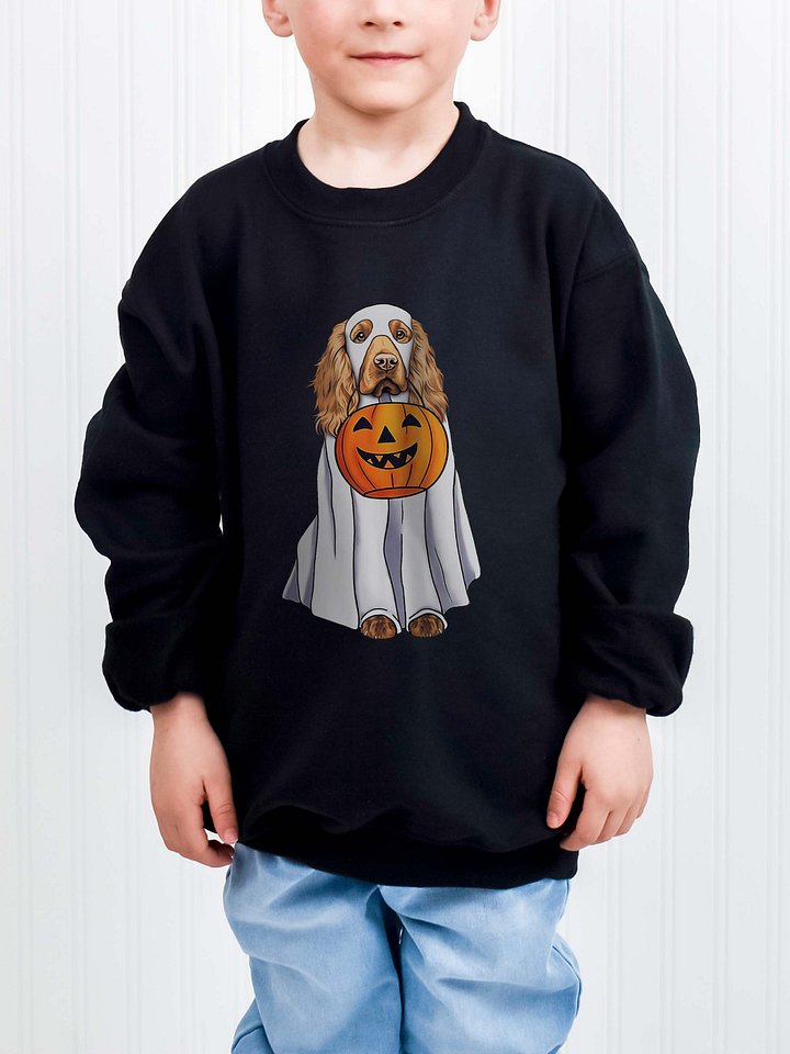 Halloween Cocker Spaniel(Fawn) Youth Sweatshirt product image (1)
