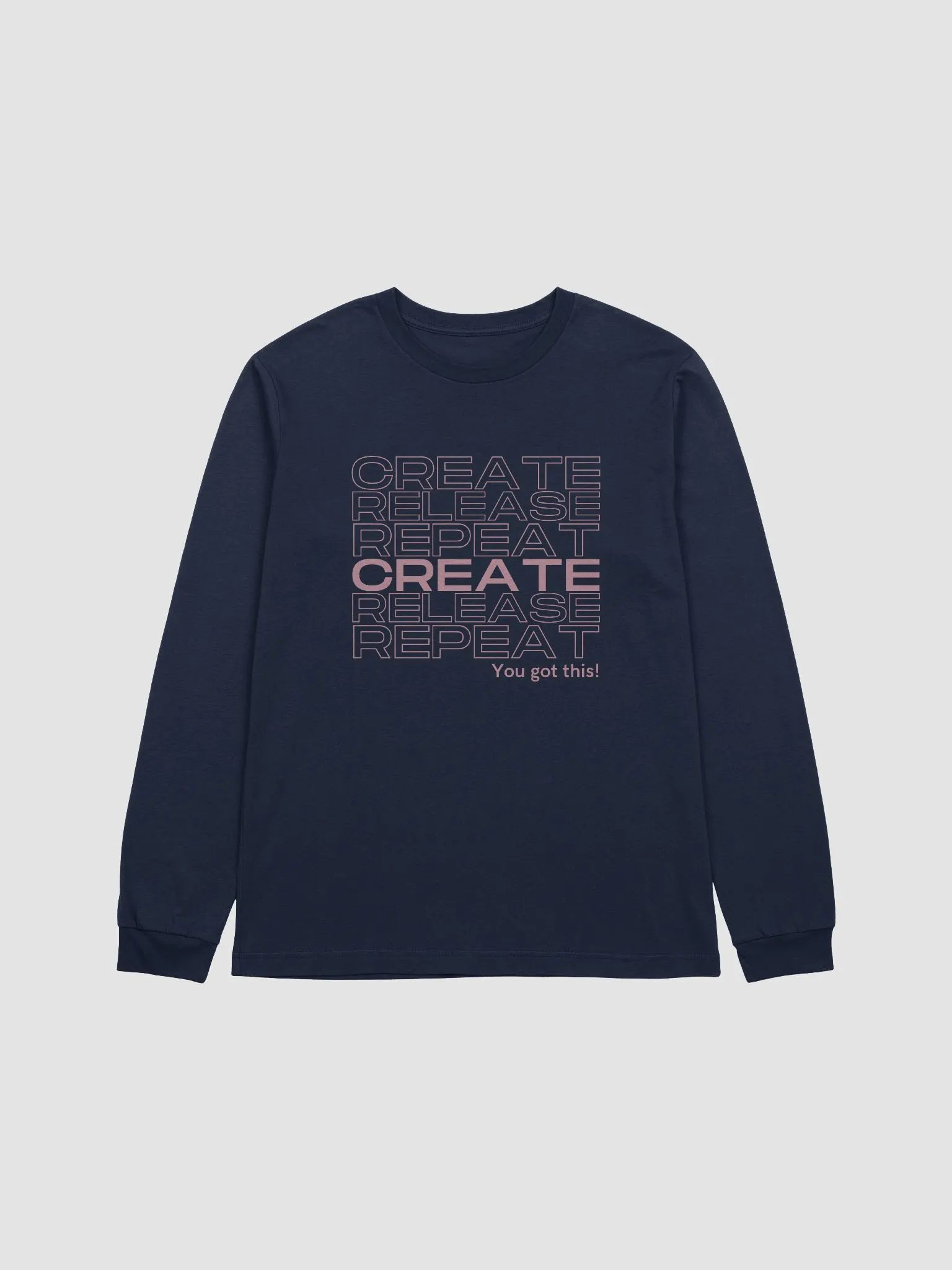 Create Release Repeat Long Sleeve product image (1)