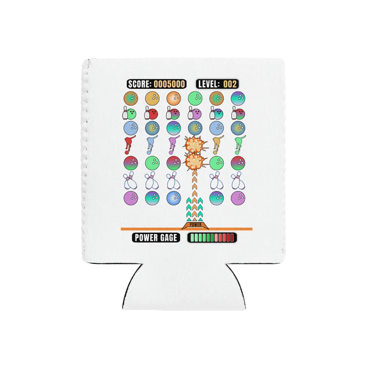 Space Invader Game Bowling StrikeMaster Can Cooler product image (1)