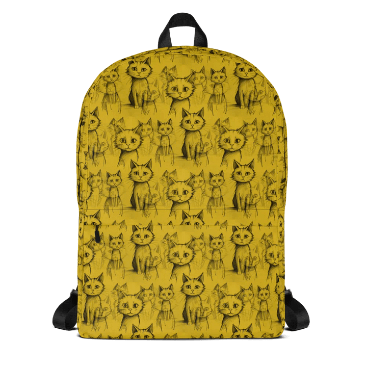 Sketchy Cats Backpack product image (1)