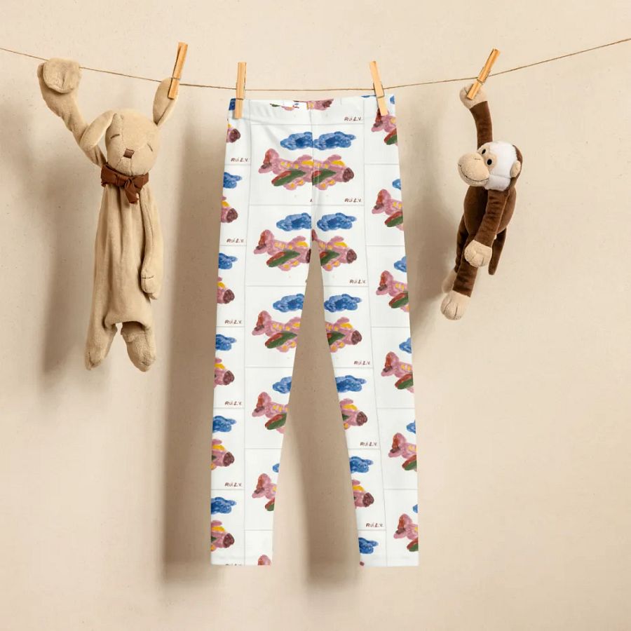 Kid Airplane (All-Over Print Kids Leggings) product image (6)