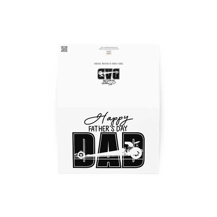 Dragster Happy Father's Day Greeting Card product image (4)