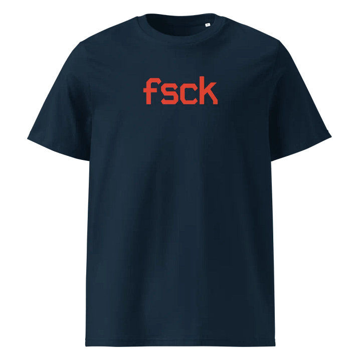 For fsck's sake (Solarized) - Organic Cotton Tee product image (1)