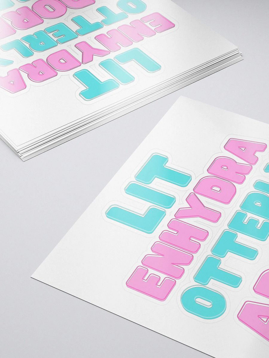litenhydra Otterly Adores Me sticker product image (5)