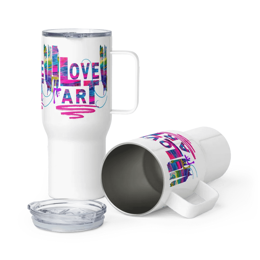 Love Art Travel Mug for art students moms daughters friends art teachers product image (6)