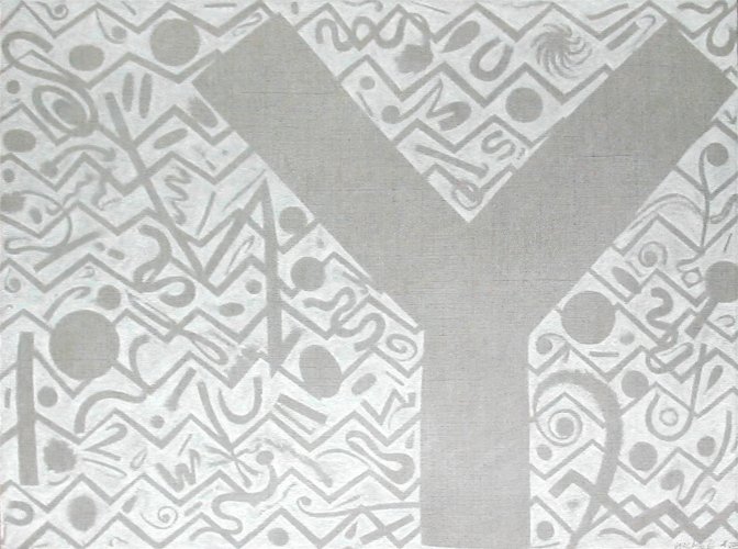 Y (1995) on canvas (18" x 24") product image (1)