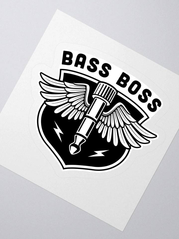 Bass Boss Sticker: Perfect for Music Lovers and Gamers product image (2)