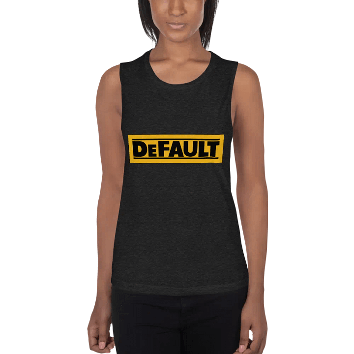 DeWalt DeFault Bella+Canvas Women's Flowy Muscle Tank product image (1)